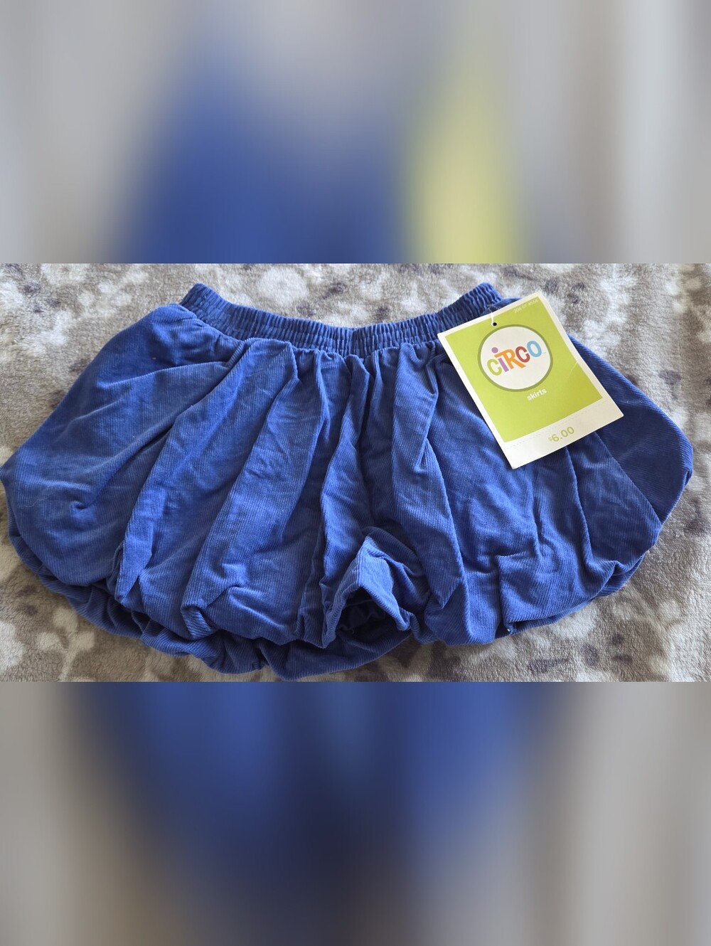 Circo Blue Bubble Skirt-Style Shorts